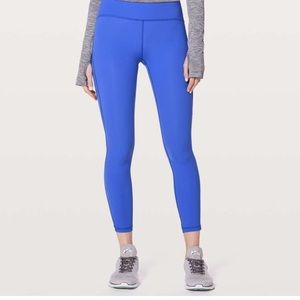 Lululemon Train Times 7/8 Pant 25" Blue Sz10